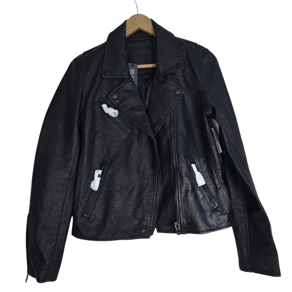 BLANK NYC Women's Size S Black Leather Jacket NWT